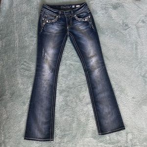Miss me boot cut jeans size 28
